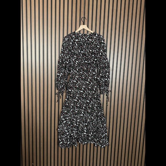 Rue Stiic Shirt Dress 4 / 6 Womens Maxi Floral Long Sleeve Geometric - Picture 2 of 9